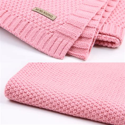 organic cotton cable knit baby blanket